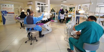 ارائه خدمات رایگان دندانپزشکی به مددجویان کمیته امداد استان قم